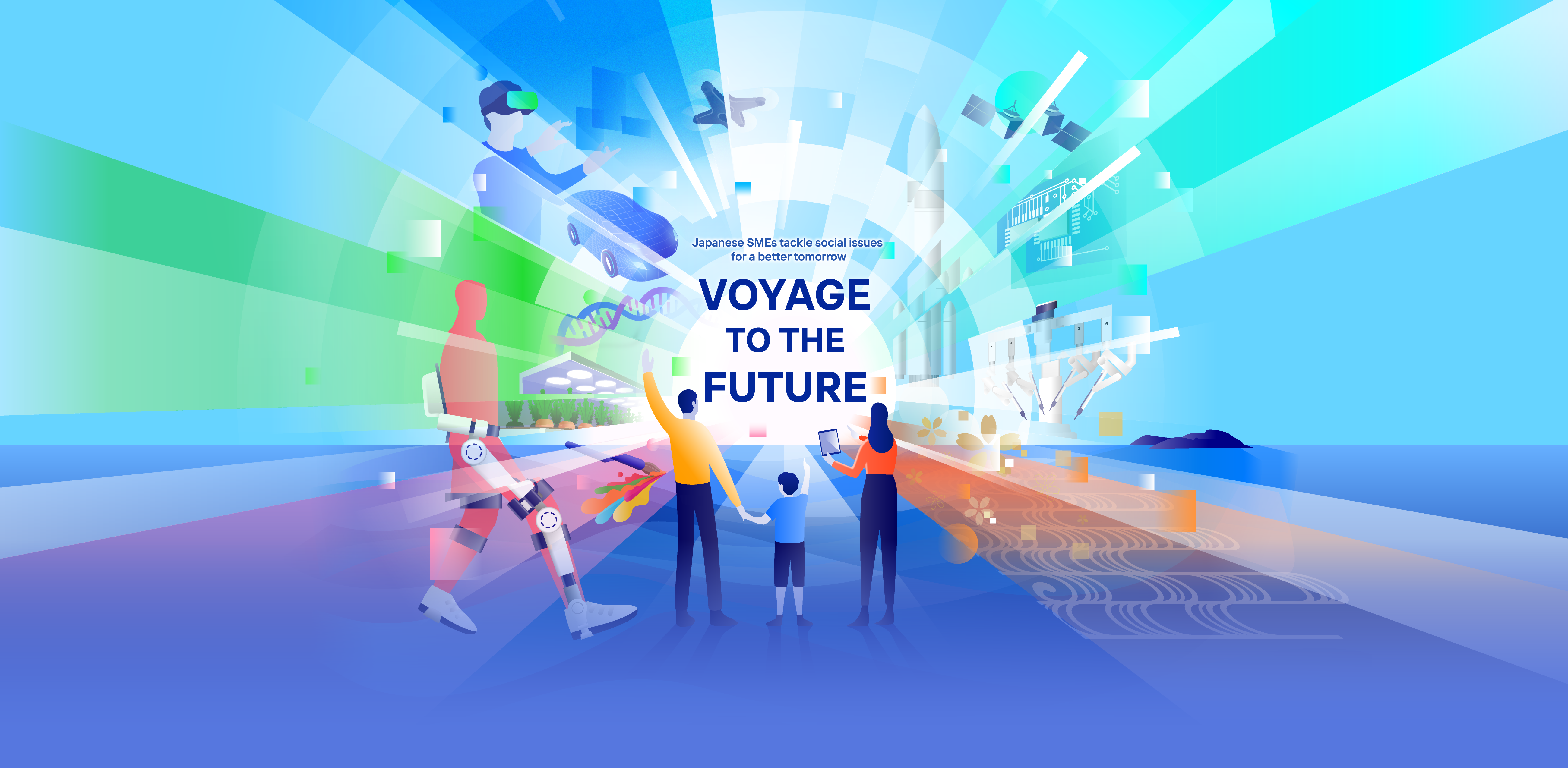 Japanese SMEs tackle social issues for a better tomorrow VOYAGE TO THE FUTURE